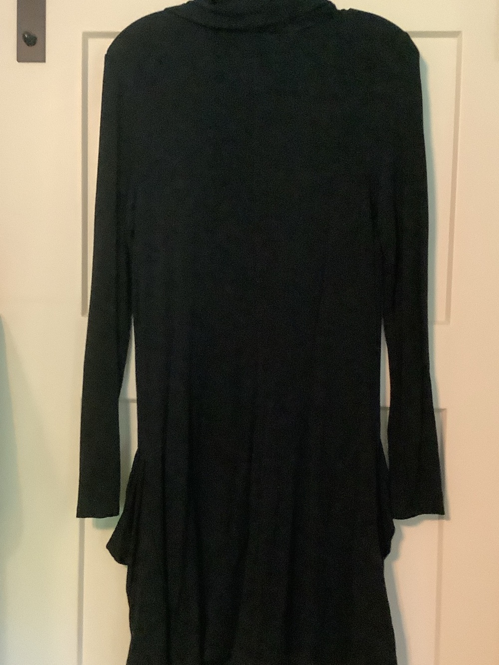 Kensie Black Long-Sleeve Cowl Neck Dress - Picture 5 of 10